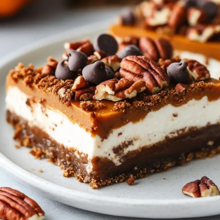 Turtle Pumpkin Pie Bars