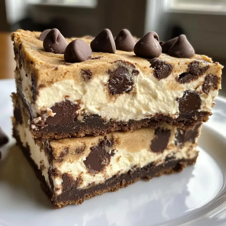 Whipped Ricotta & Double Chocolate Chip Cookie Bars