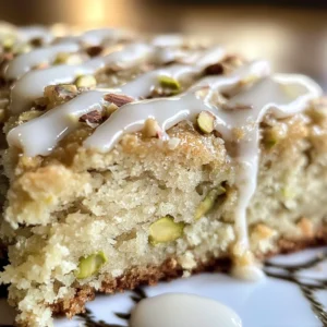 Pistachio Almond Coffee Cake