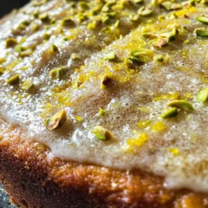 Limoncello Pistachio Cake