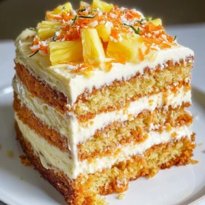 Hawaiian Carrot Pineapple Cake