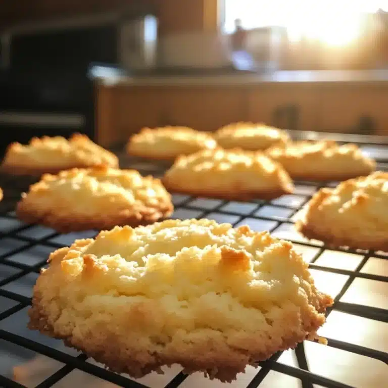 Ricotta Coconut Lemon Cookies