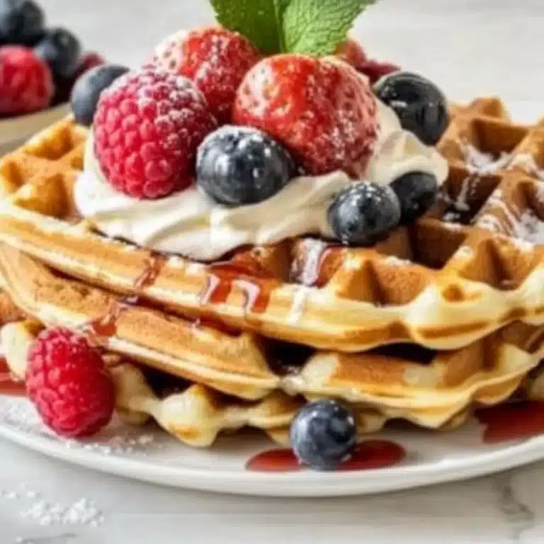 Homemade Waffles Recipe