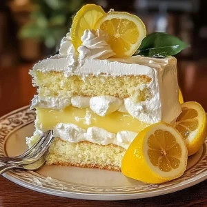 Italian Lemon Cream Cake