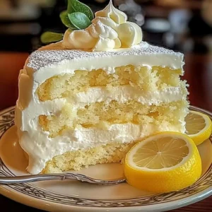 Italian Lemon Cream Cake