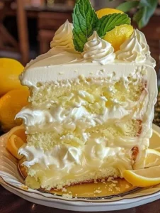 Italian Lemon Cream Cake