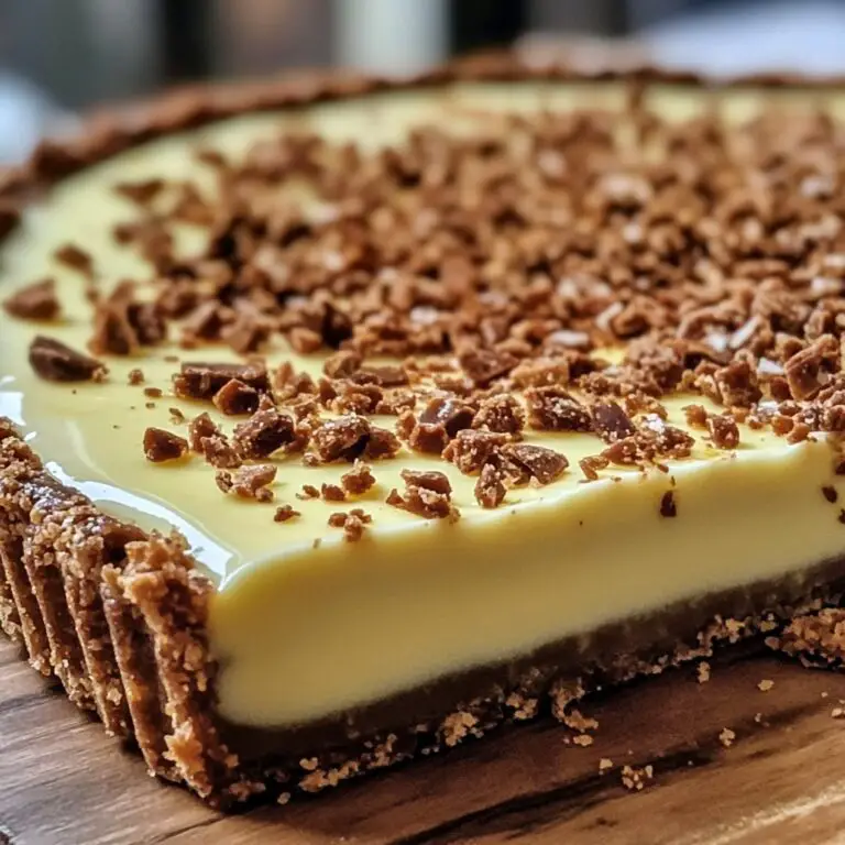 Peppermint Crisp Lemon Tart – A Refreshing & Indulgent Dessert!