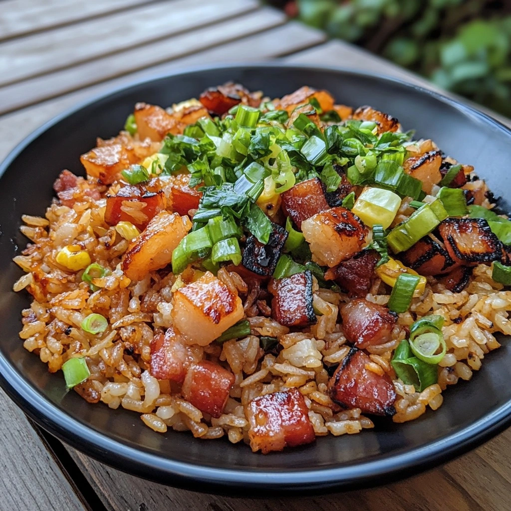 Crispy Bacon Fried Rice