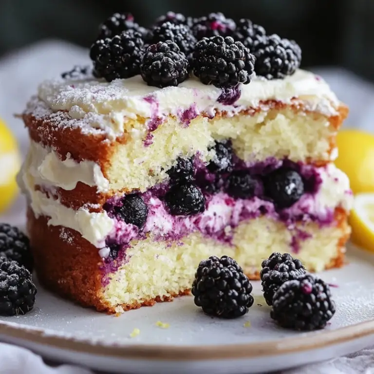 Blackberry Lemon Cake