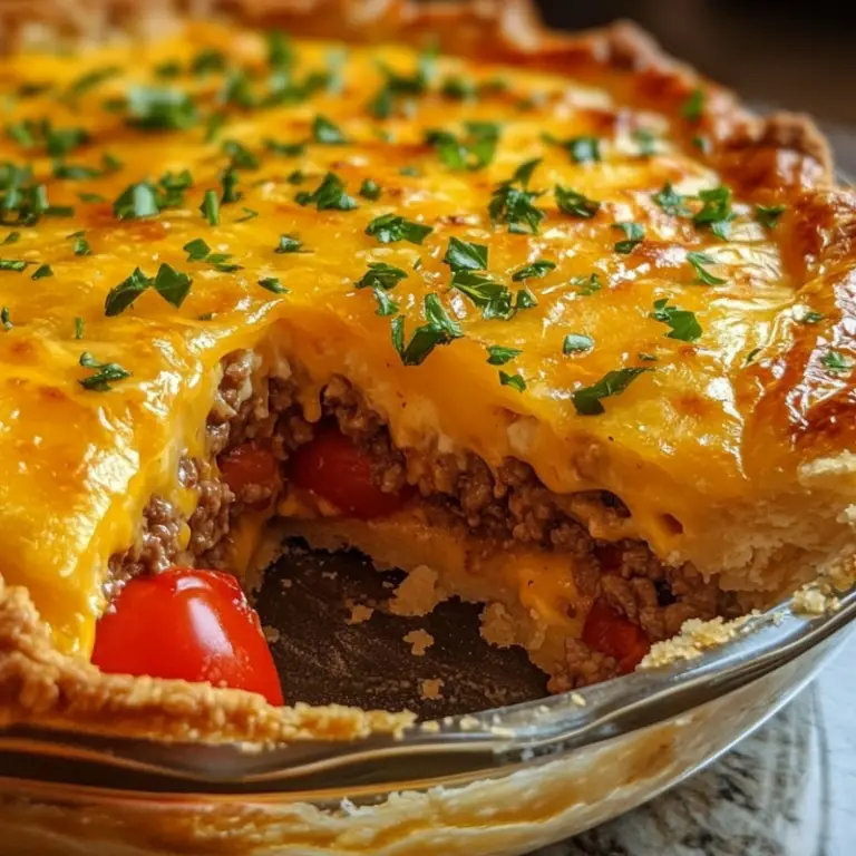 Cheeseburger Pie