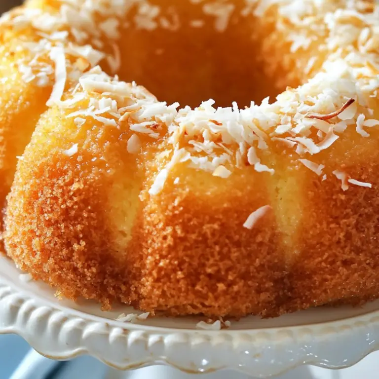 Coconut Pound Cake