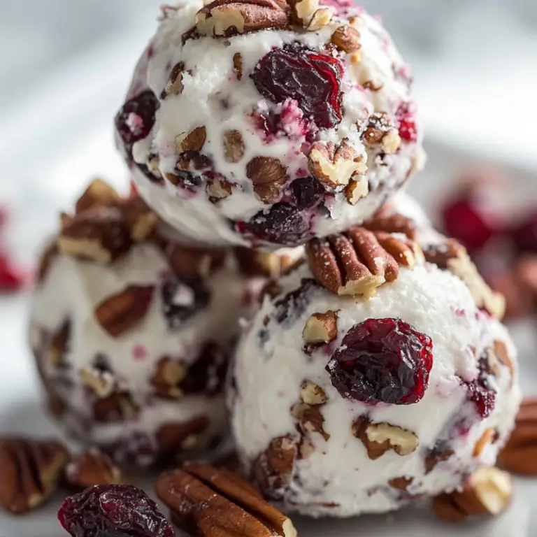 Cranberry Pecan Cheesecake Ball