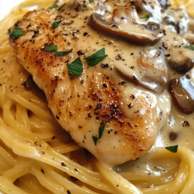 Decadent Chicken and Mushroom Pasta with Creamy Sauce