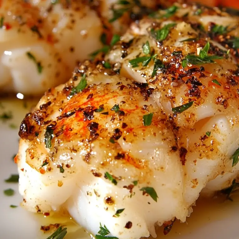 Garlic Butter Baked Lobster Tails