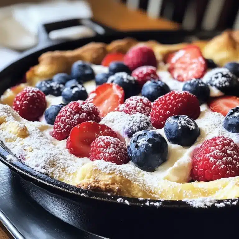 Puffy Ricotta Berry Pie
