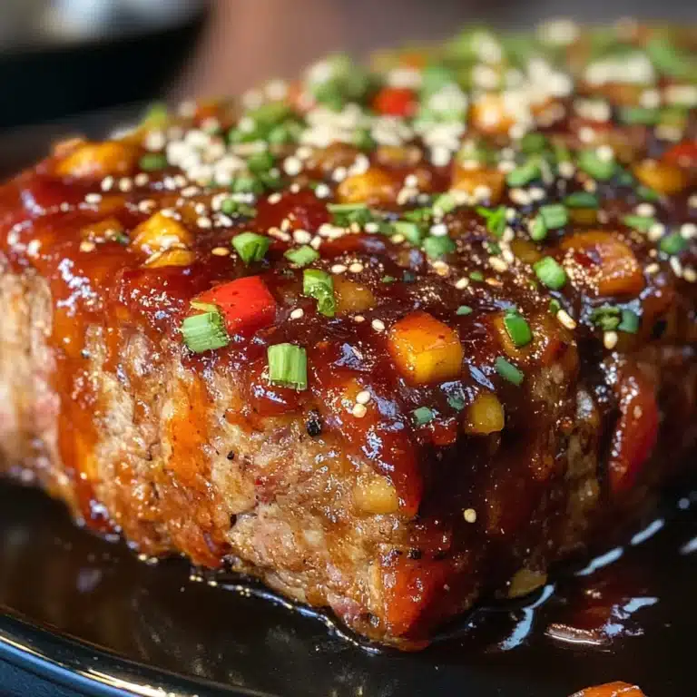 Sweet & Spicy Korean BBQ Meatloaf