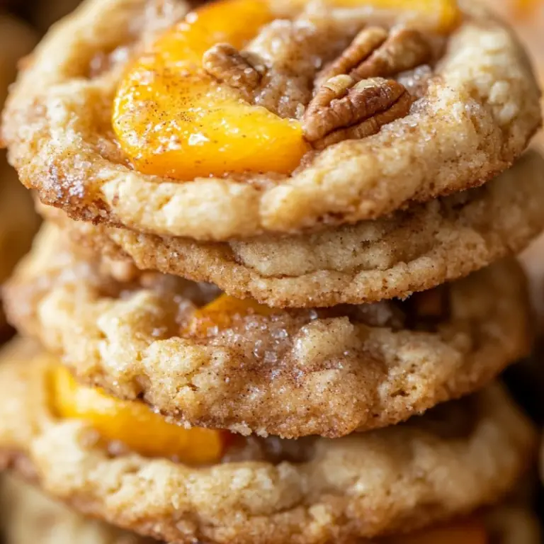Peach Cobbler Cookies