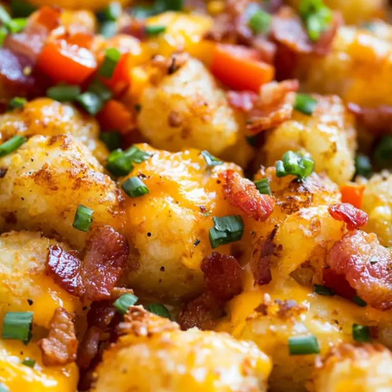 Polished Tater Tot Breakfast