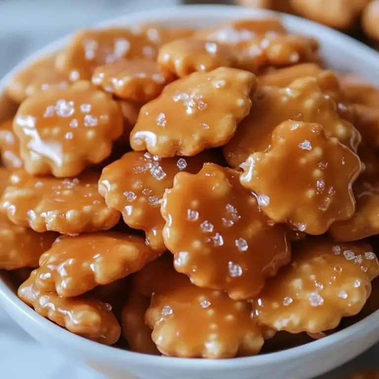 Salted Caramel Cracker Bites