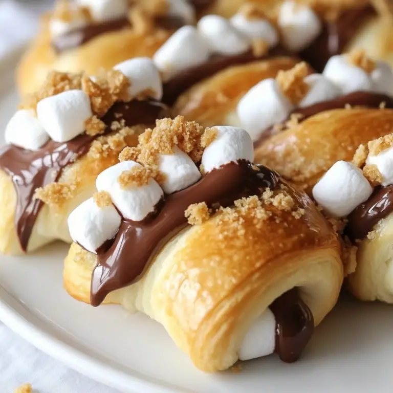 S’mores Stuffed Crescent Rolls