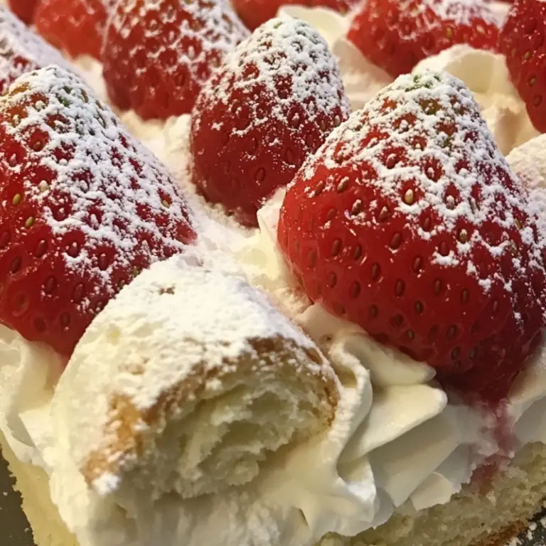 Strawberry Roulade