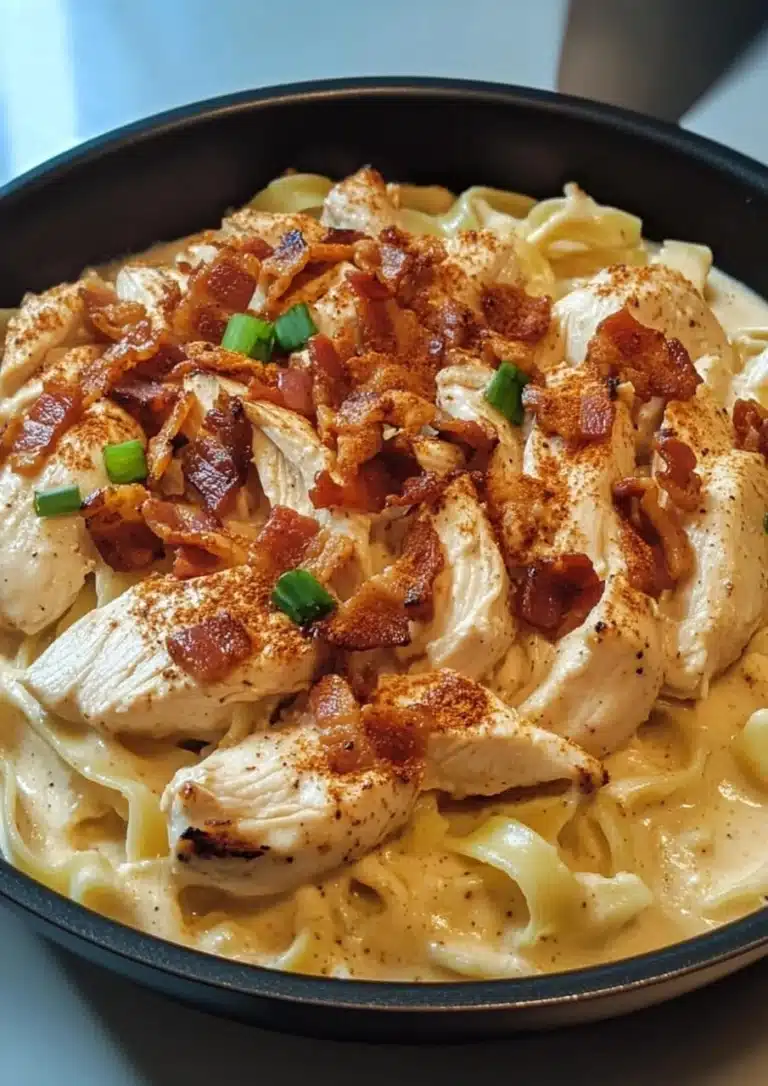 One-Pan Chicken Bacon Alfredo