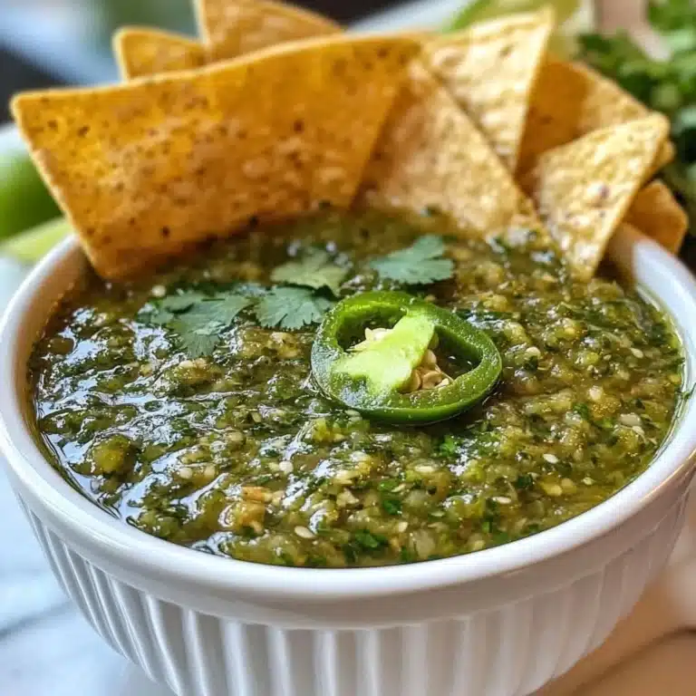 Cilantro-Lime Jalapeño Salsa