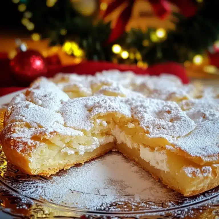 Ricotta almond pillow pastry