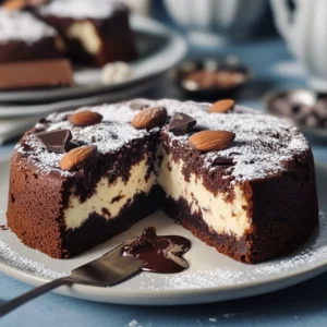 Almond Ricotta Chocolate Cake