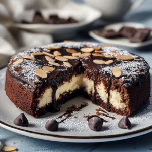Almond Ricotta Chocolate Cake