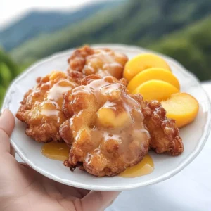 Delicious Peach Fritters