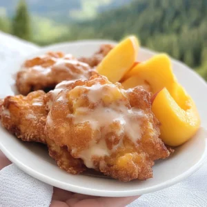 Delicious Peach Fritters