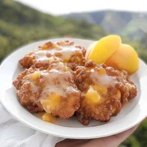 Delicious Peach Fritters