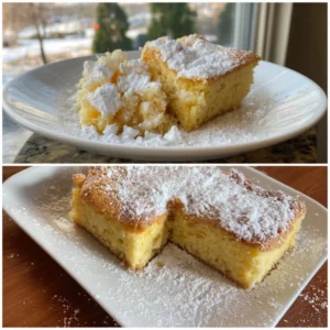 Limoncello Ricotta Dump Cake