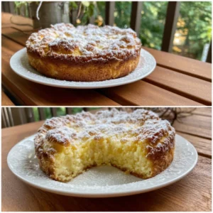 Limoncello Ricotta Dump Cake