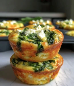 Spinach & Feta Egg Muffins Recipe