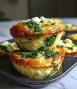 Spinach & Feta Egg Muffins Recipe