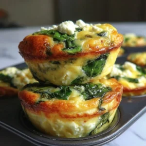 Spinach & Feta Egg Muffins Recipe