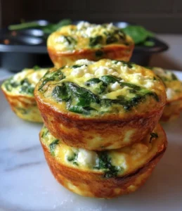 Spinach & Feta Egg Muffins Recipe