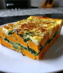 Sweet Potato & Spinach Bake