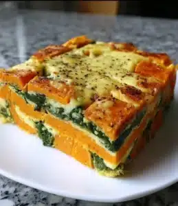 Sweet Potato & Spinach Bake