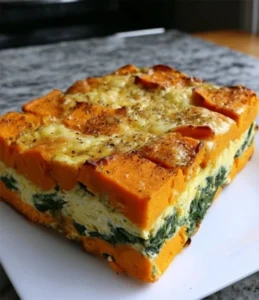 Sweet Potato & Spinach Bake