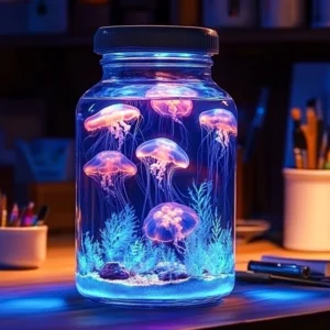 Glow-in-the-Dark Aquarium Jar