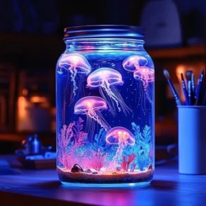 Glow-in-the-Dark Aquarium Jar