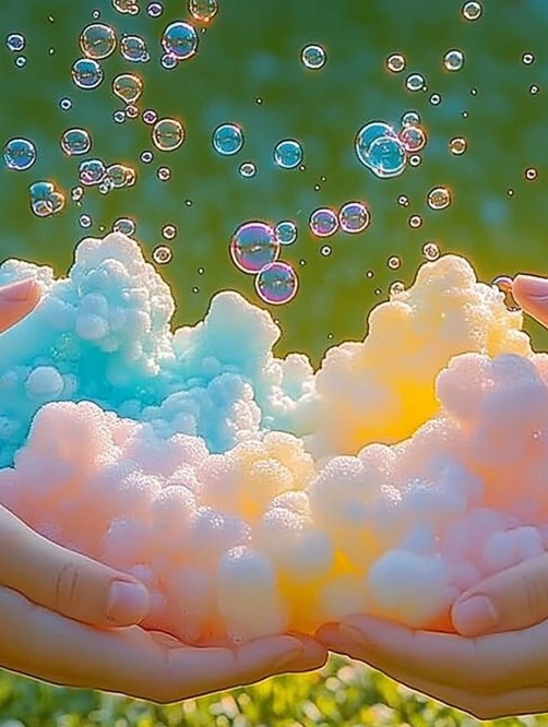 Bubble Foam Recipe for Sensory Play