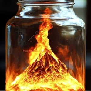 Mini Volcano in a Jar