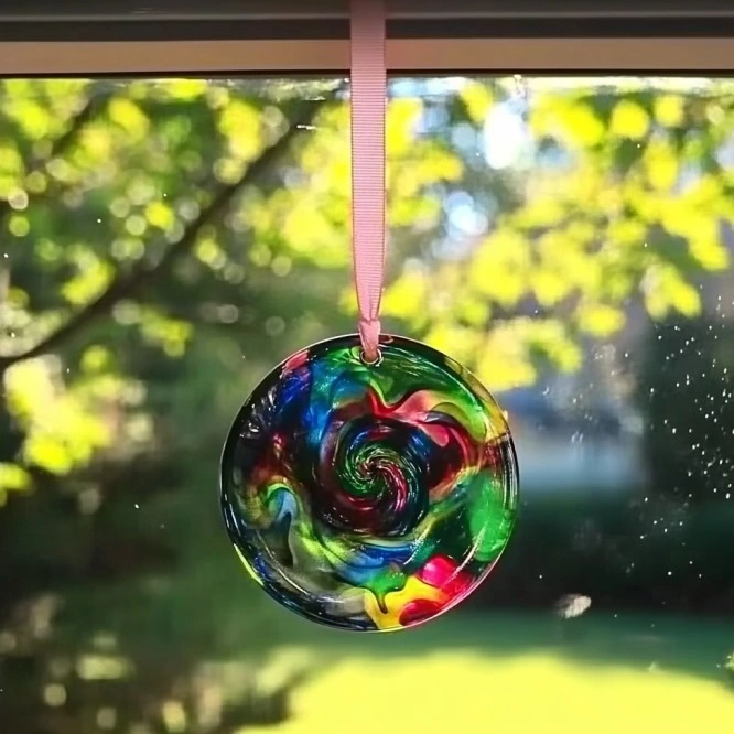 Clear Glue Suncatcher