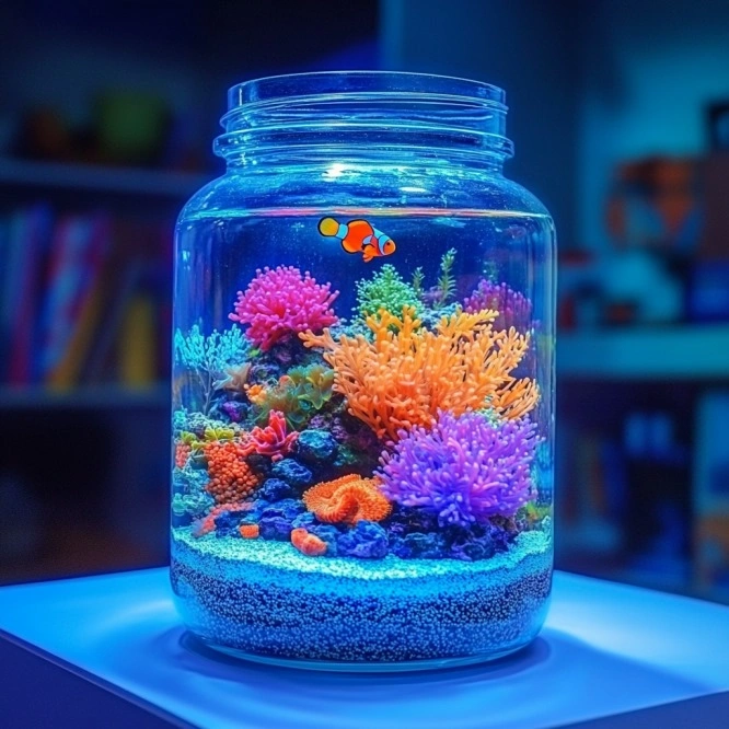 Ocean in a Jar DIY