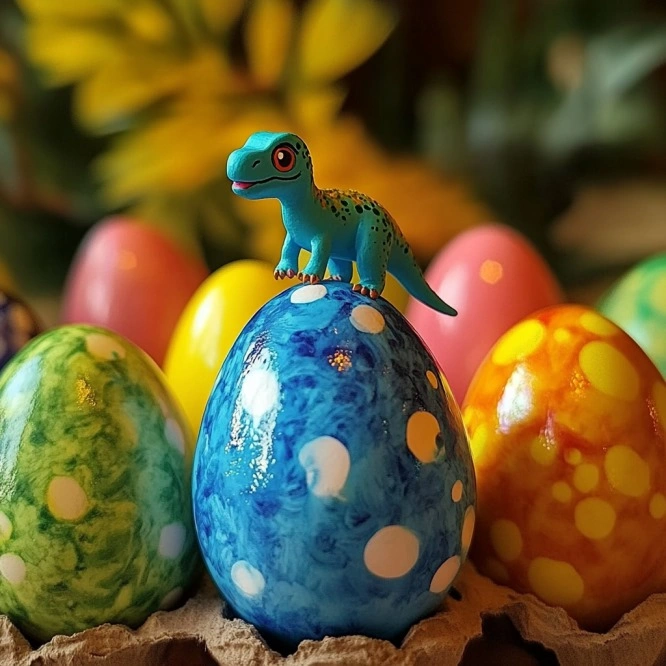 Fizzing Hatching Dino Eggs