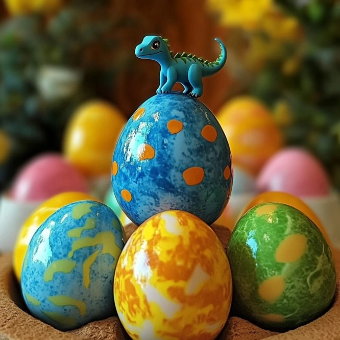 Fizzing Hatching Dino Eggs